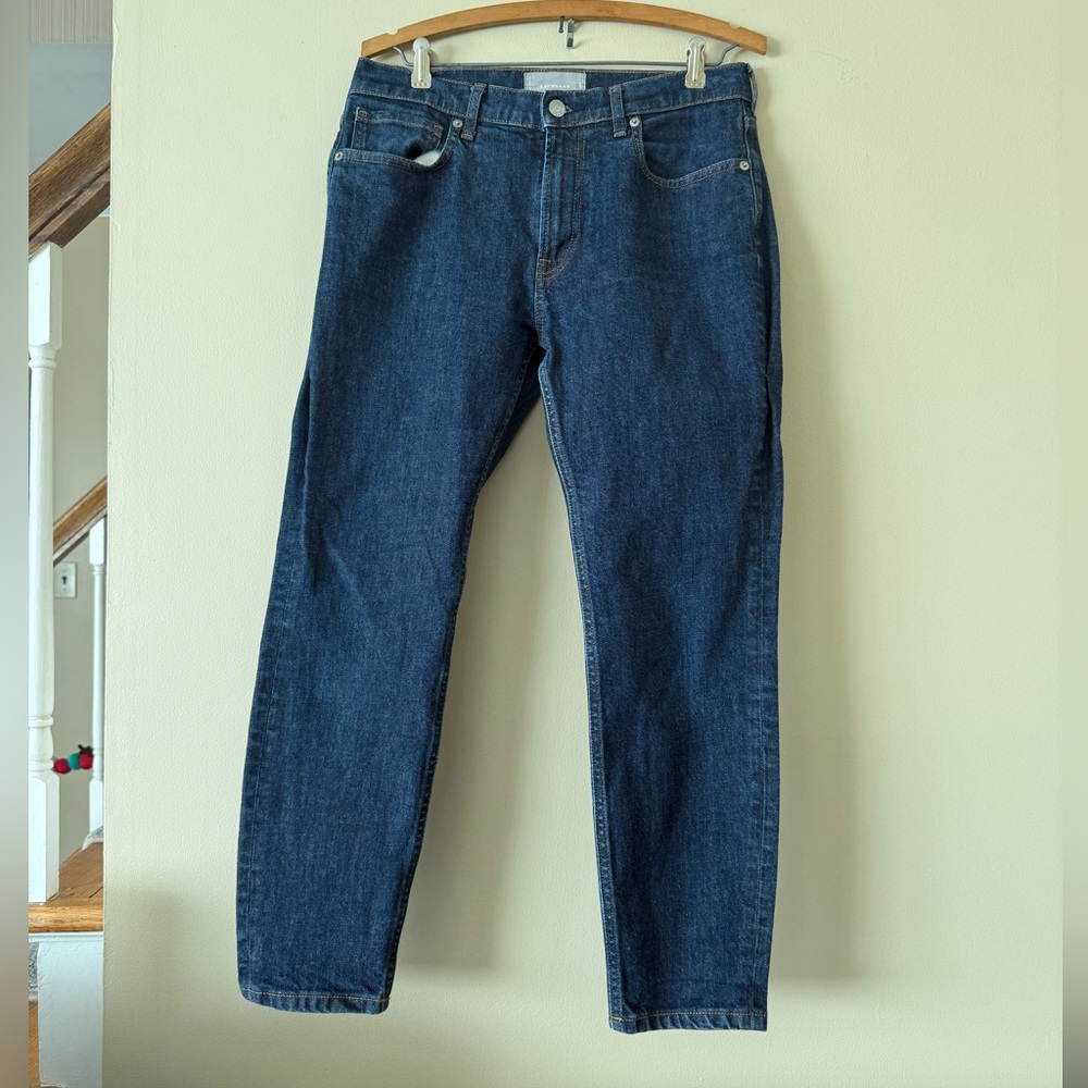 Everlane Women’s Dark Blue Straight Ankle Jeans size 30